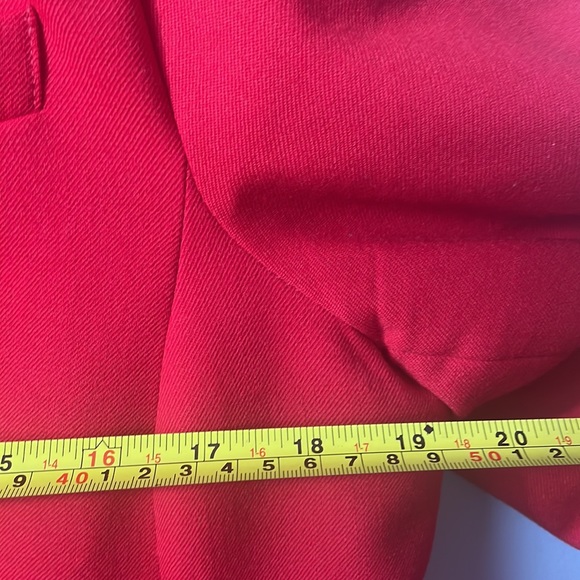 NWT Pendleton 100% virgin wool sheath dress and blazer set in size 14. RED - Picture 15 of 15